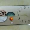 Crystal Porcelain Decor with Clock