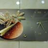 Crystal Porcelain Decor with Clock