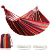 Stripped outdoor hammock heavy load bearing can hold 2 people