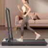 2-in-1 Foldable Walking Pad Treadmill – Portable Under-Desk Treadmill for Home & Office, Slim & Space-Saving Design