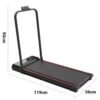 2-in-1 Foldable Walking Pad Treadmill – Portable Under-Desk Treadmill for Home & Office, Slim & Space-Saving Design