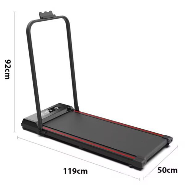 2-in-1 Foldable Walking Pad Treadmill – Portable Under-Desk Treadmill for Home & Office, Slim & Space-Saving Design